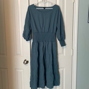 Dark teal Ann Taylor dress